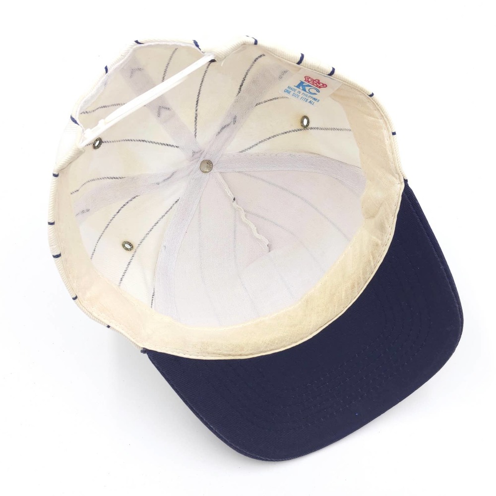 Vintage Amoco Snapback Trucker Hat Patch Stripes … - image 8